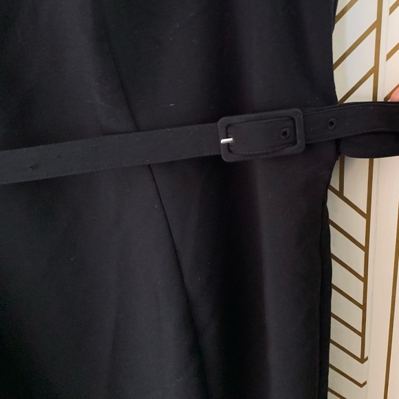 H&M belted scoop neck cap sleeve sheath dress XXL - Picture 5 of 10